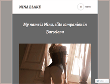 Tablet Screenshot of ninablake.com